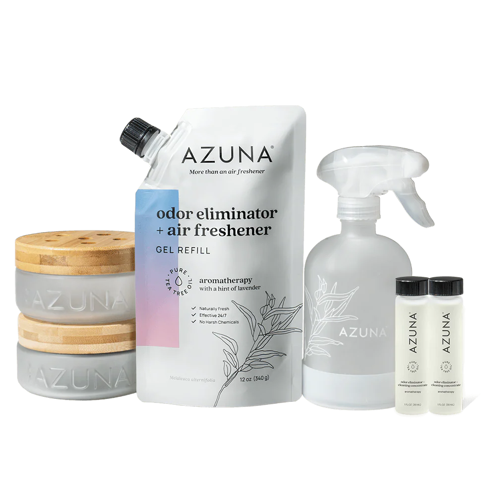 Luxe Glass Odor Eliminator 2 Room Kit & Cleaning Spray