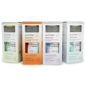 Luxe Glass 8oz Fresh Collection Odor Eliminator 4-pack