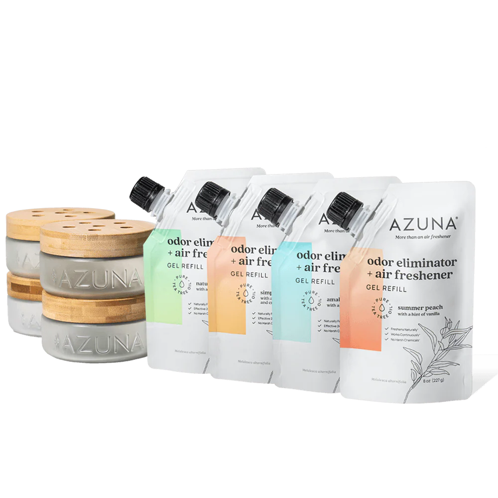 Luxe Glass Odor Eliminator 4 Room Starter Variety Kit